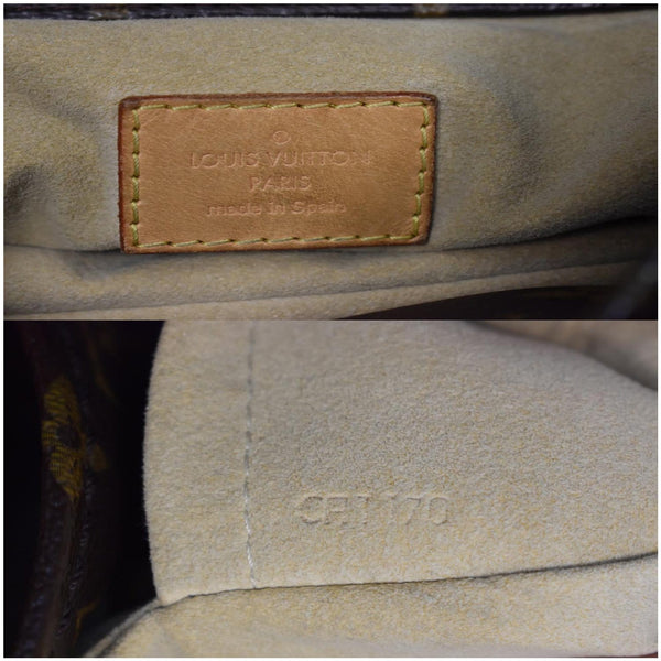 LOUIS VUITTON Artsy MM Monogram Canvas Shoulder Bag Brown