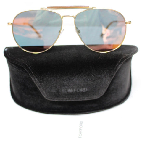 TOM FORD FT0536 28Z 60 Sean Sunglasses Rose Mirrored Lens