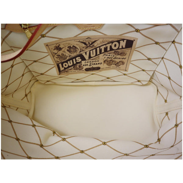 Louis Vuitton Neverfull MM Summer Trunk Damier Azur Bag for sale