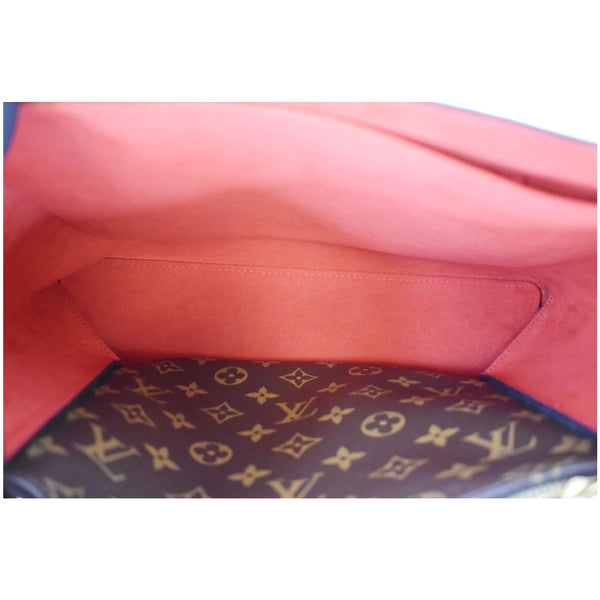 Louis Vuitton Flower Monogram Canvas Shoulder Tote Bag - lv logos interior