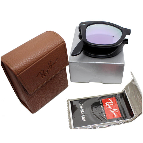 Ray-Ban RB4105 Wayfarer Folding Black Sunglasses folded