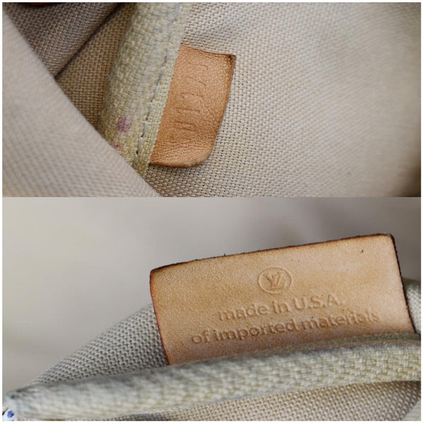 LOUIS VUITTON Favorite MM Damier Azur Crossbody Bag White