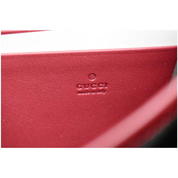 GUCCI Dionysus Mini Velvet GG Monogram Chain Wallet Red 401231