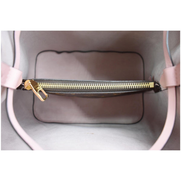 LOUIS VUITTON Neonoe MM Damier Ebene Crossbody Bag Rose