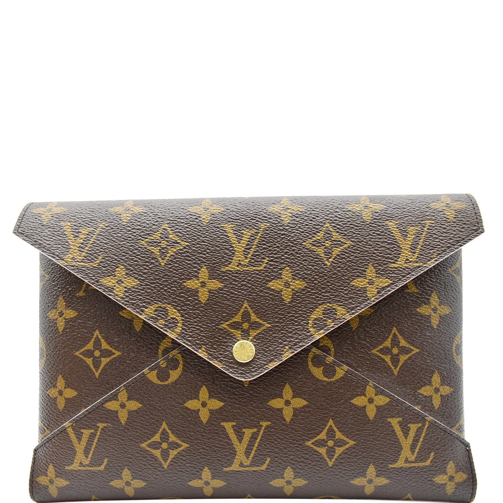 Kirigami clutch bag Louis Vuitton Brown in Synthetic - 31031520