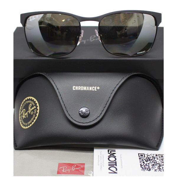 RAY-BAN RB8319CH 186/5J Sunglasses Silver Mirror Polarized Chromance Lens