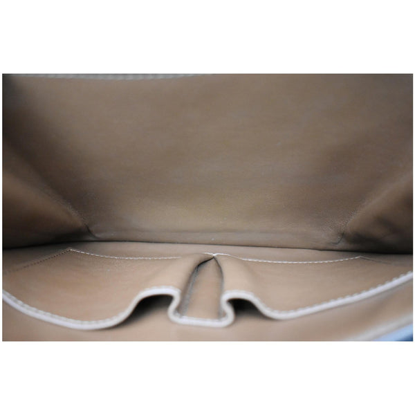 CELINE Classic Box Medium Calfskin Leather Crossbody Bag Brown