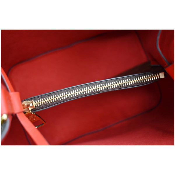 LOUIS VUITTON Neonoe Monogram Canvas Shoulder Bag Coquelicot