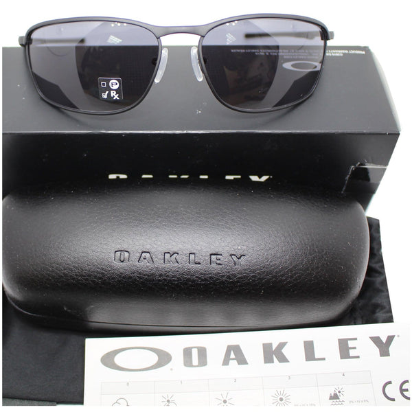 Oakley OO4107 0160 Conductor 8 Matte Black Sunglasses Gray Lens