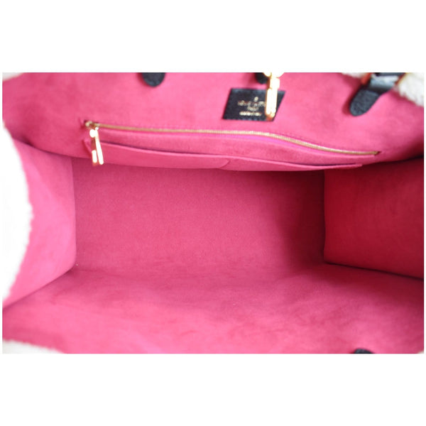 Louis Vuitton Teddy Onthego GM Calfskin Monogram Shoulder Bag Black