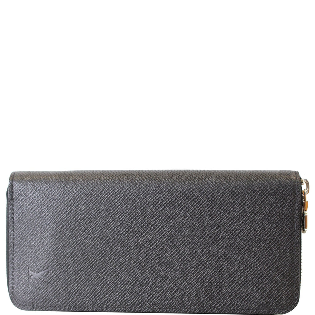 Class Louis Vuitton Taiga Zippy Xl Long Wallet Clutch Bag Noir