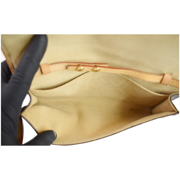 Louis Vuitton Pochette Twin GM Monogram Canvas Handbag - opened interior