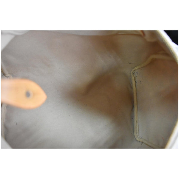 LOUIS VUITTON Speedy 30 Damier Azur Satchel Bag White