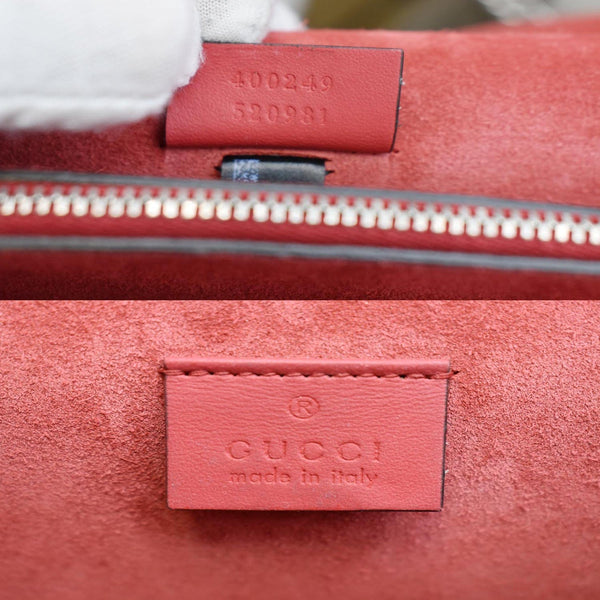 GUCCI Dionysus Small GG Supreme Canvas Shoulder Bag Beige 400249