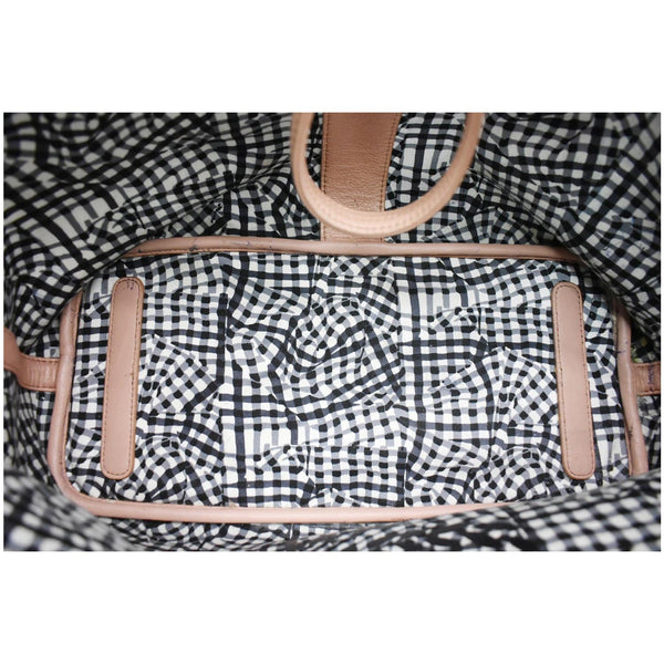 used MCM Reversible Liz Medium Visetos Canvas Shopper Tote inside view