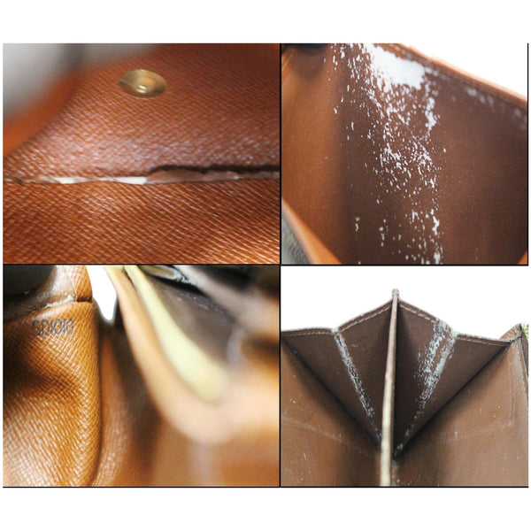 Louis Vuitton Lv Porte Monnaie Monogram Billets Wallet tags