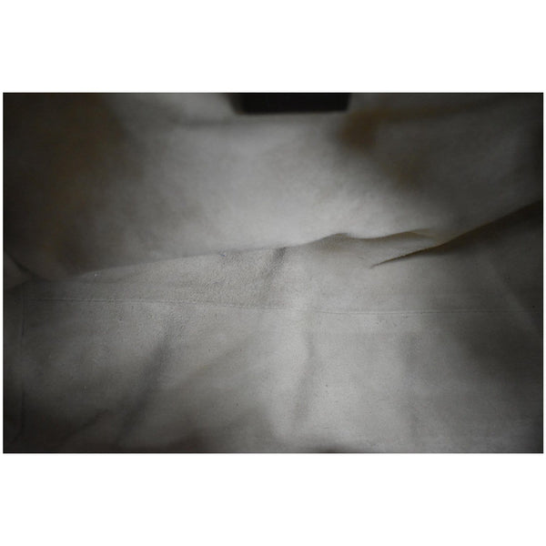 GUCCI Heritage Medium Pony Hair Leopard Print Leather Boston Bag Brown