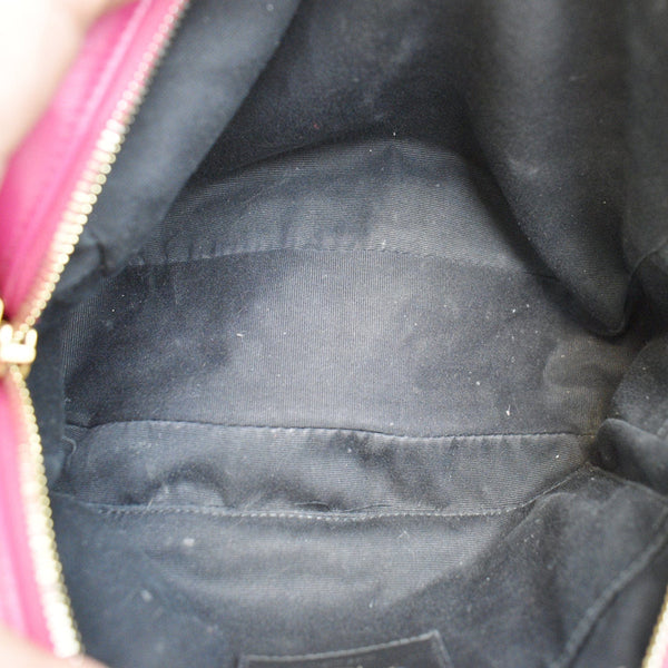 YVES SAINT LAURENT Lou Leather Camera Crossbody Bag Pink