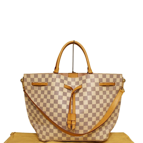 Louis Vuitton Girolata Damier Azur Bag Front View