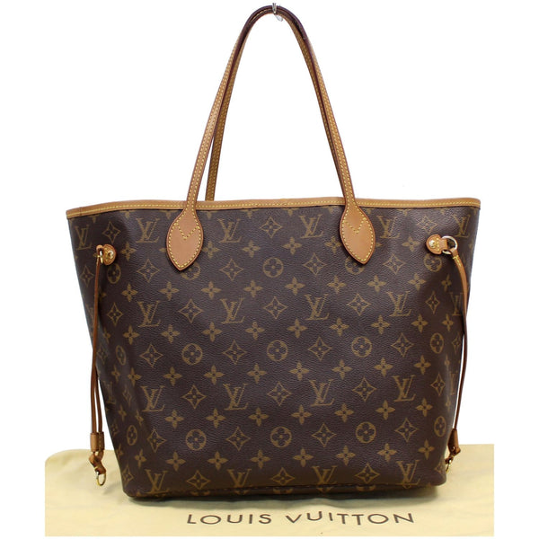 Louis Vuitton Neverfull MM Monogram Canvas Bag Front