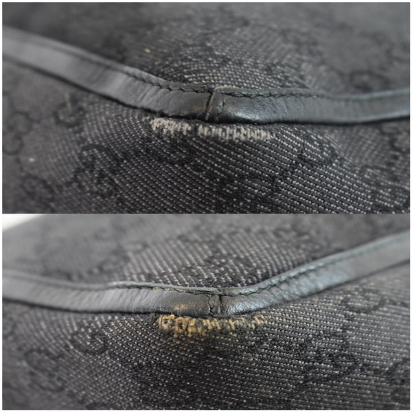 Gucci Abbey Pocket Medium GG Denim bag used condition