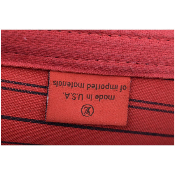 LOUIS VUITTON Neverfull MM Damier Ebene Tote Bag Brown