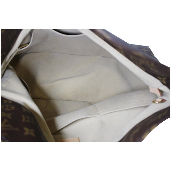 white inside lv Artsy MM Monogram Canvas Hobo Bag