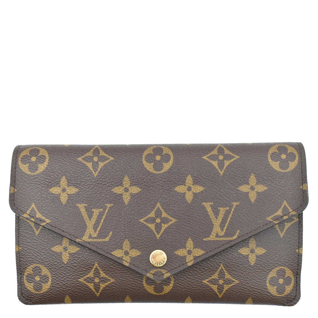 Louis Vuitton Sarah Multicartes Wallet Monogram Canvas Brown 10466551
