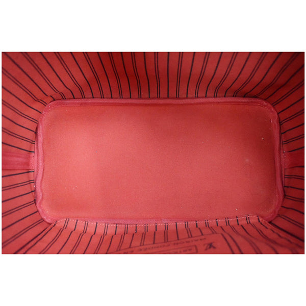 LOUIS VUITTON Neverfull MM Damier Ebene Tote Bag Brown