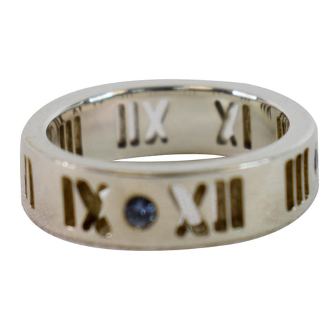 TIFFANY & CO Atlas Pierced Diamond SS Ring AG 925 - Final Sale