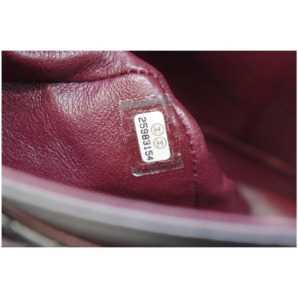 CHANEL Classic Double Flap Medium Leather Shoulder Bag Black