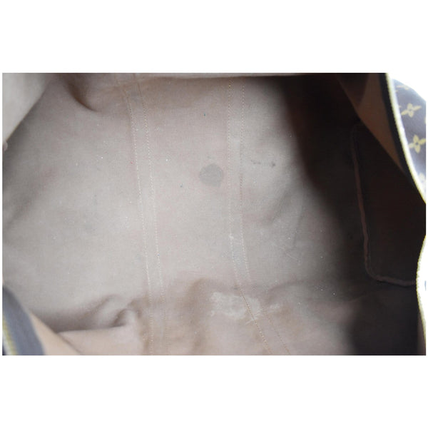 LOUIS VUITTON Keepall Bandouliere 55 Monogram Canvas Travel Bag Brown