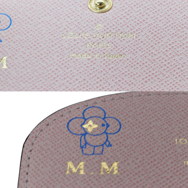 LOUIS VUITTON Rosalie Monogram Canvas Coin Wallet Rose Ballerine