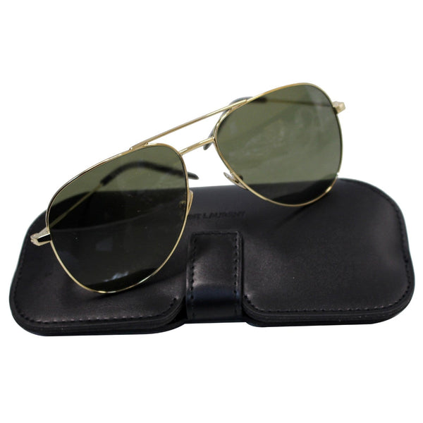 Yves Saint Laurent Aviator Classic 11 Sunglasses Green
