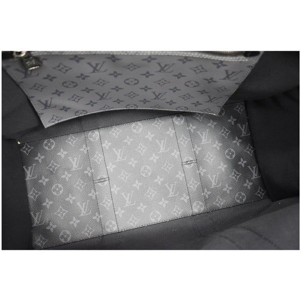 LOUIS VUITTON Cabas Zippe GM Monogram Eclipse Tote Bag Black