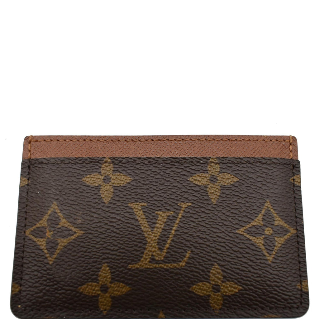 Louis Vuitton Monogram Card Holder M61733 Brown Cloth ref.845585 - Joli  Closet