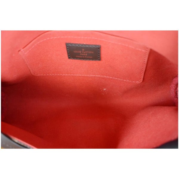 LOUIS VUITTON Favorite MM Damier Ebene Crossbody Bag Brown