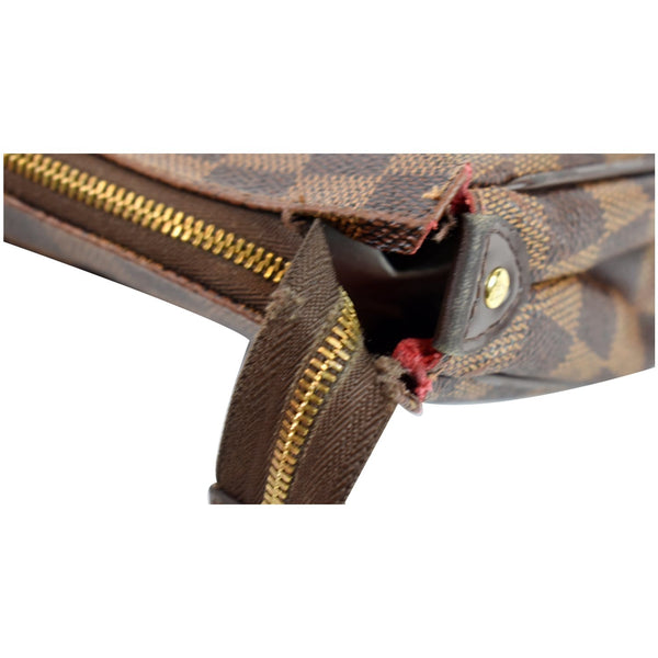 Louis Vuitton Pochette Eva Damier Ebene Crossbody Bag used codition