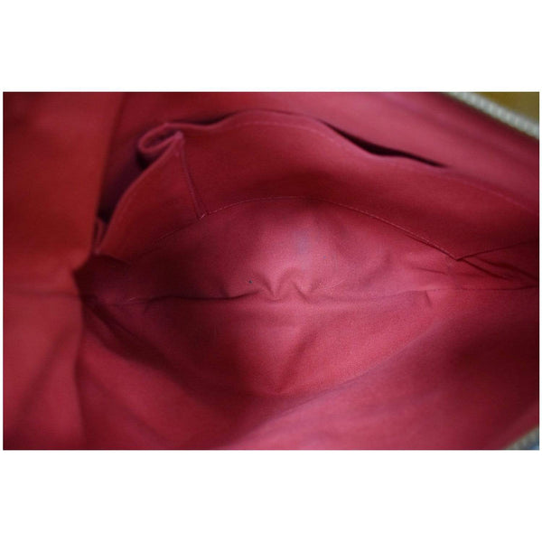 Louis Vuitton Bloomsbury PM Damier Ebene Crossbody Bag interior