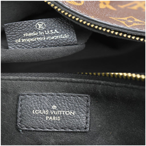 LOUIS VUITTON Surene MM Monogram Canvas Shoulder Bag Black