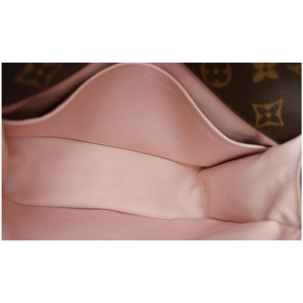 Louis Vuitton Cherrywood BB Patent Leather Shoulder Bag inside view