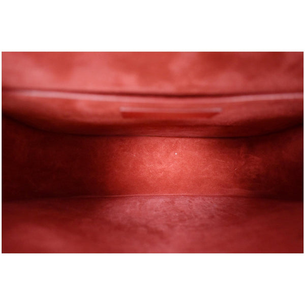 YVES SAINT LAURENT Betty Smooth Leather Shoulder Bag Red