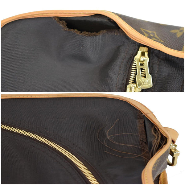 LOUIS VUITTON Monogram Canvas Garment Carrier Bag Brown