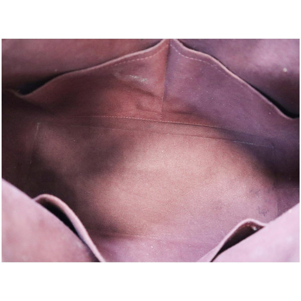 Louis Vuitton V MM Monogram Canvas Tote Shoulder Bag interior