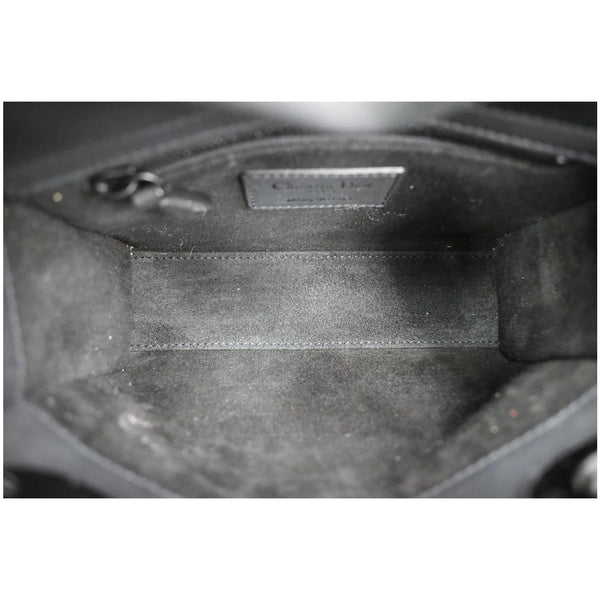 Christian Dior Mini Lady Dior Cannage Calfskin Leather Bag