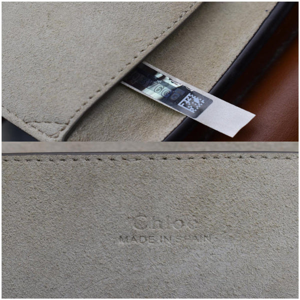 CHLOE Faye Small Suede Leather Shoulder Bag Brown