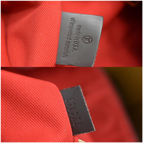 Louis Vuitton Graceful MM Damier Ebene Shoulder Bag code tag