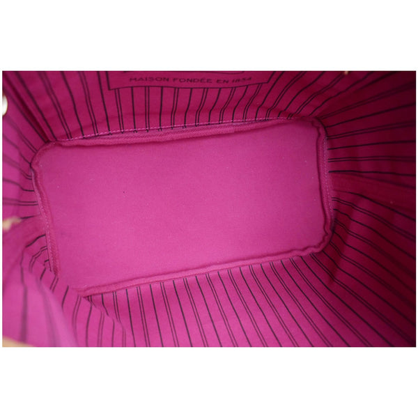 LOUIS VUITTON Neverfull MM Monogram Canvas Tote Bag Brown