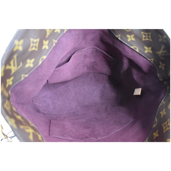 Louis Vuitton Melie Monogram Canvas Hobo Bag purple inner side
