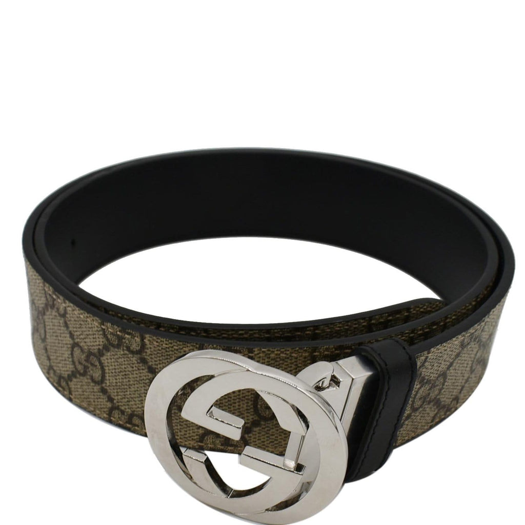 12787 - Reversible Gucci Signature Belt Black and Brown 95 38 473030 Gucci Reversible Signature Belt Black and Brown 473030  main image 4